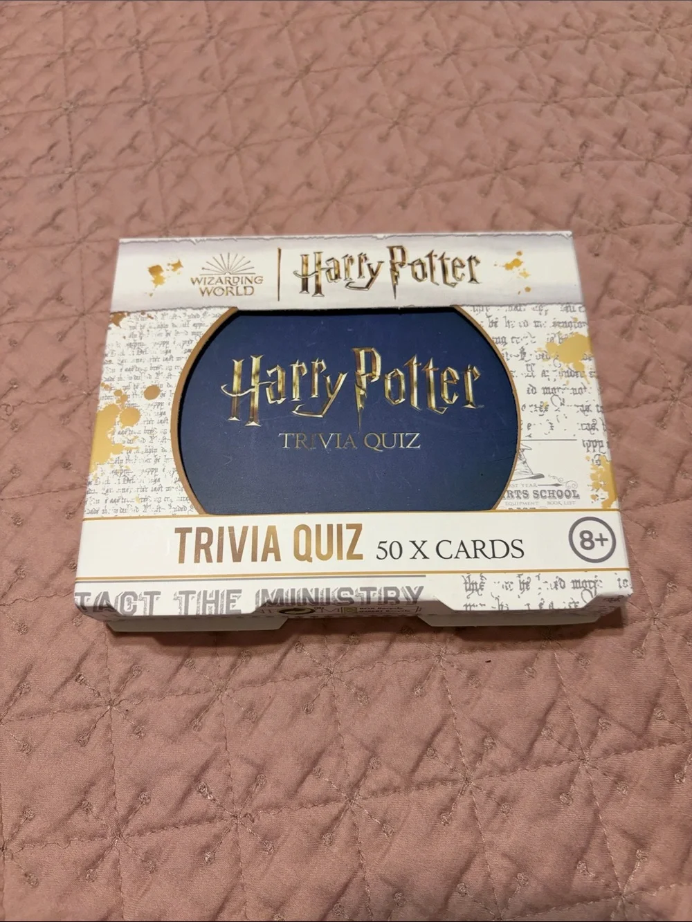 Harry Potter Trivia Quiz Card Game - Navy & White